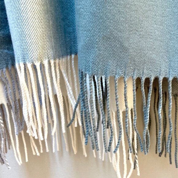 Love and Lore Colourblock Scarf - Green/Grey - Picture 4 of 8